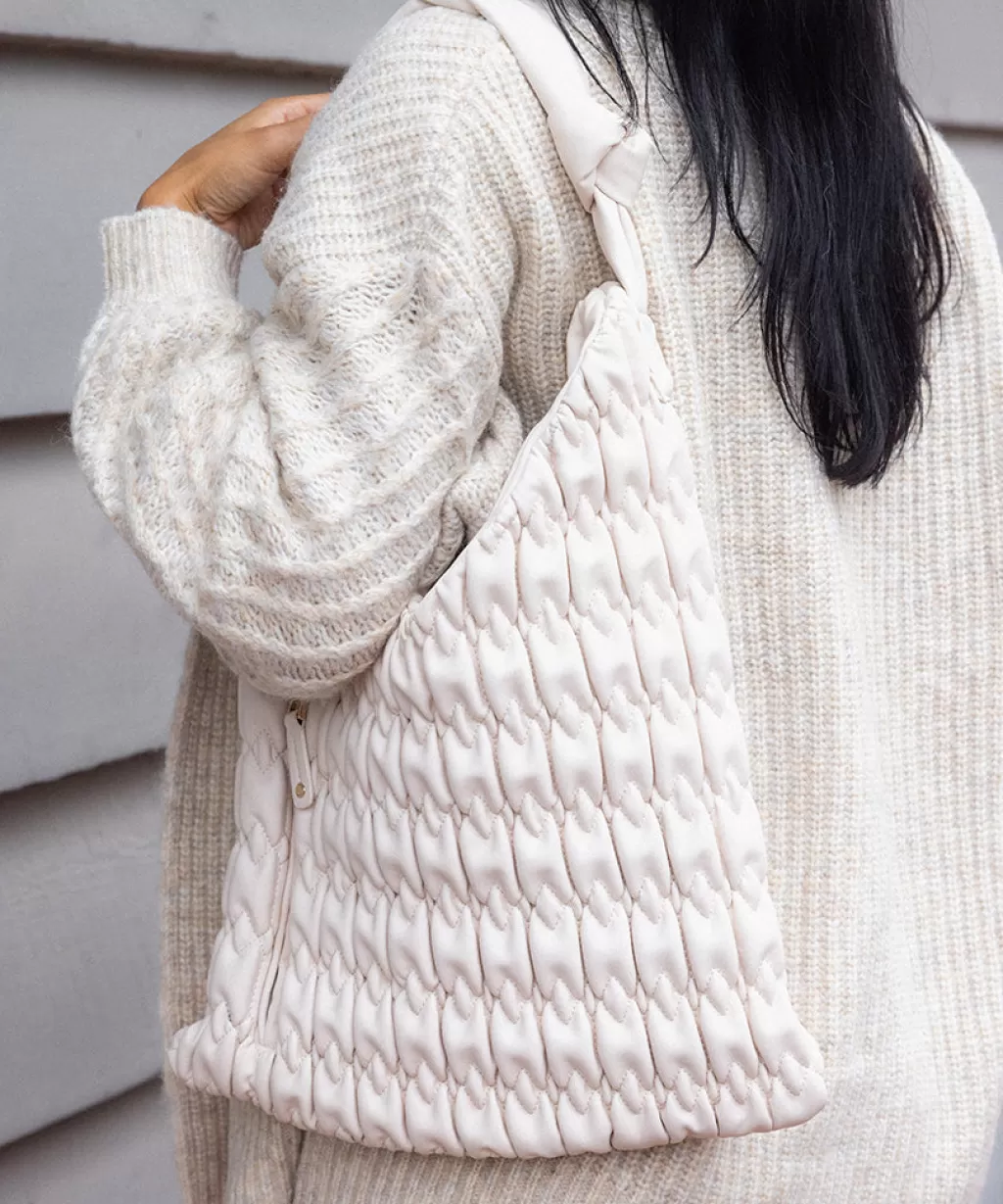 DOLCE VITA Angie Tote Ivory Faux Leather Outlet