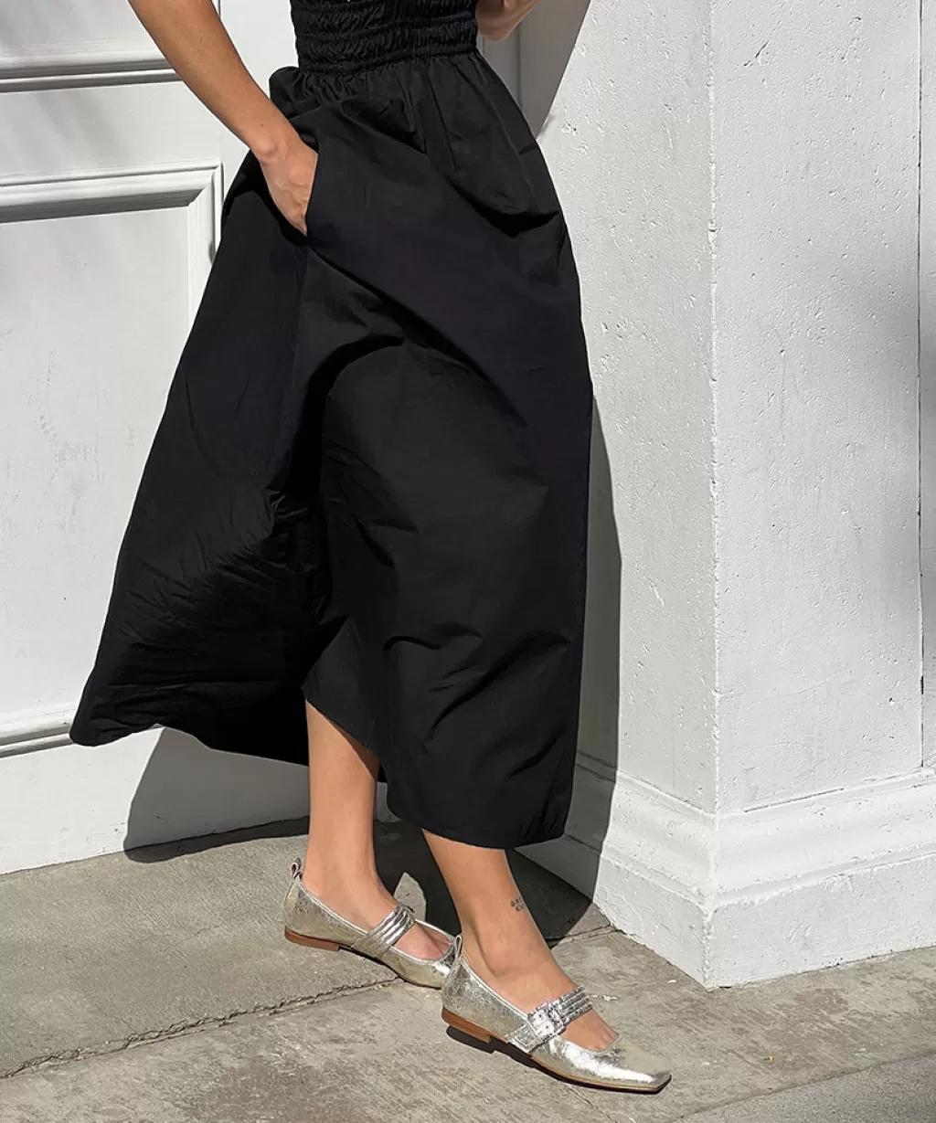 DOLCE VITA Arora Ballet Flats Platinum Distressed Leather Cheap