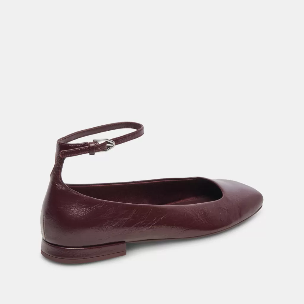 ashya_ballet_flats_wine_crinkle_patent_2.webp DOLCE VITA Ashya Ballet Flats Wine Crinkle Patent Best