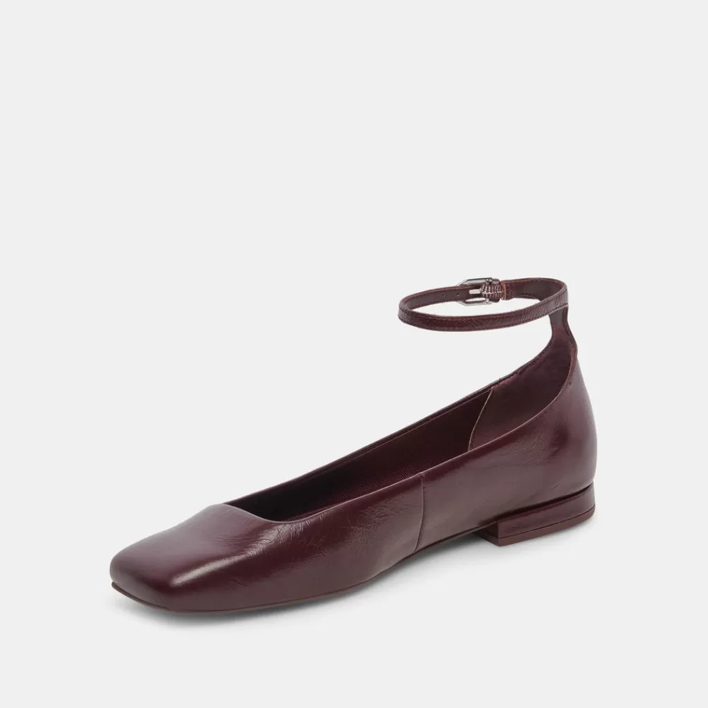 ashya_ballet_flats_wine_crinkle_patent_3.webp DOLCE VITA Ashya Ballet Flats Wine Crinkle Patent Best