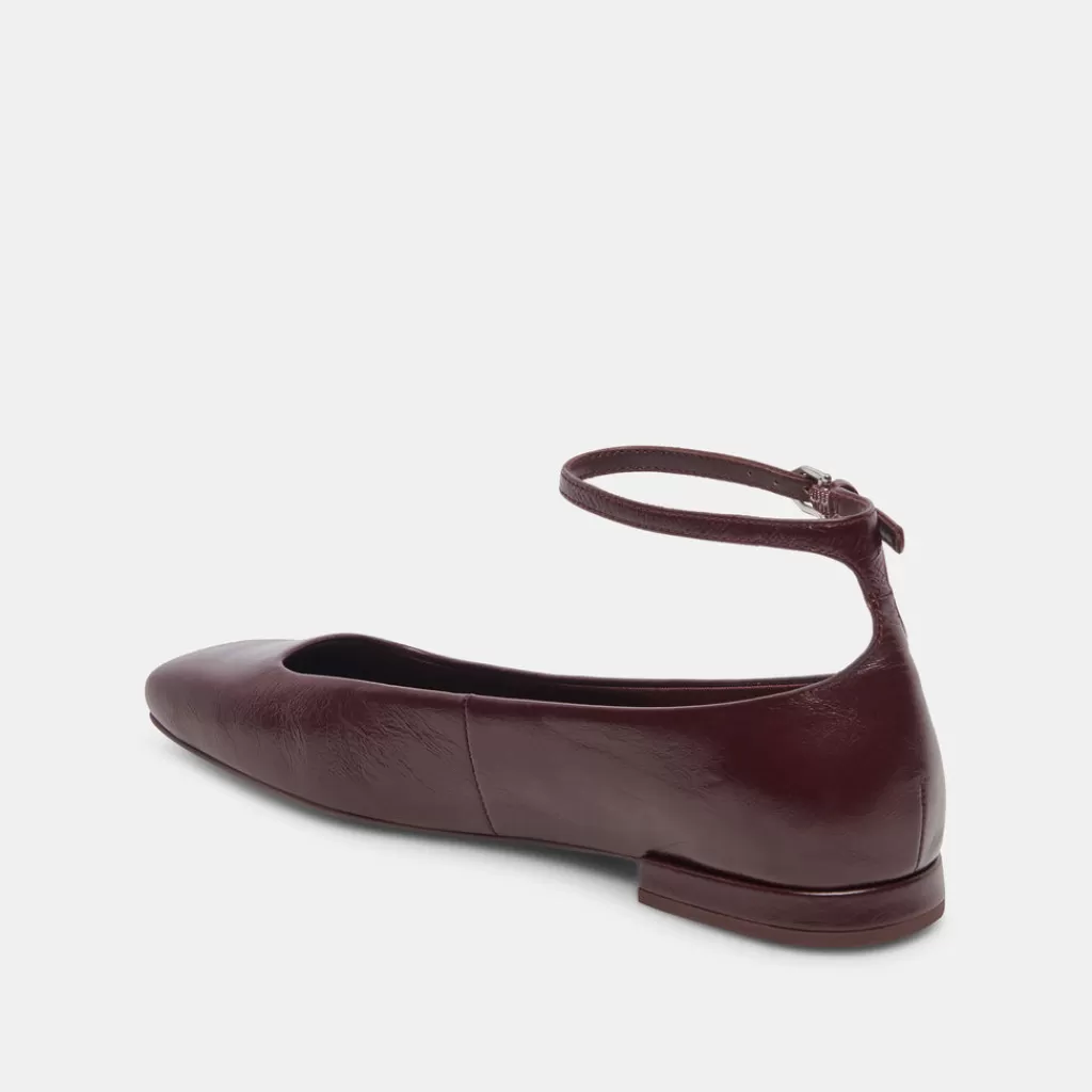 ashya_ballet_flats_wine_crinkle_patent_4.webp DOLCE VITA Ashya Ballet Flats Wine Crinkle Patent Best
