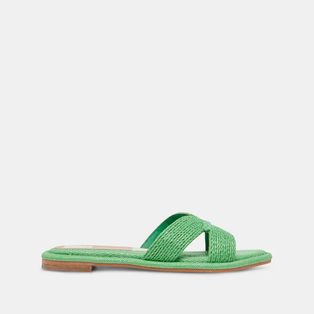 DOLCE VITA Atomic Sandals Seaglass Raffia Fashion