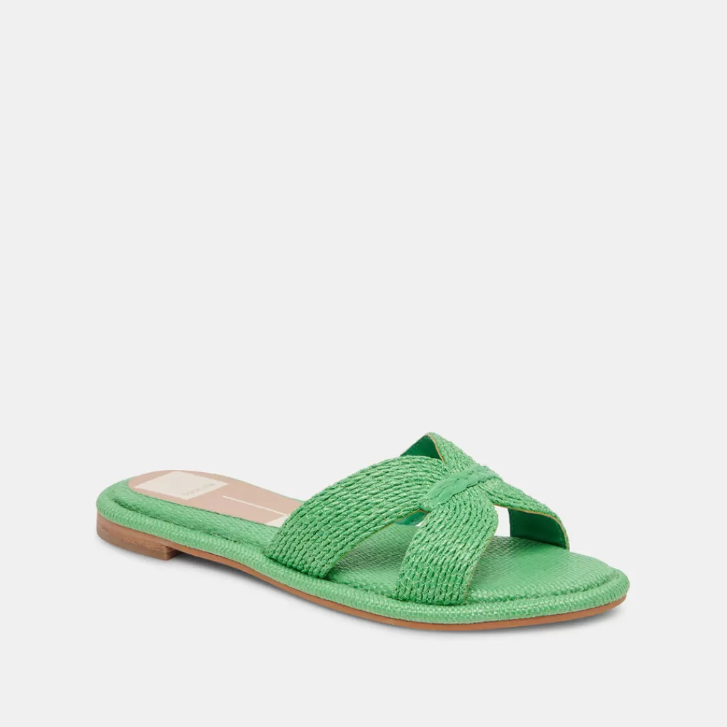 DOLCE VITA Atomic Sandals Seaglass Raffia Fashion