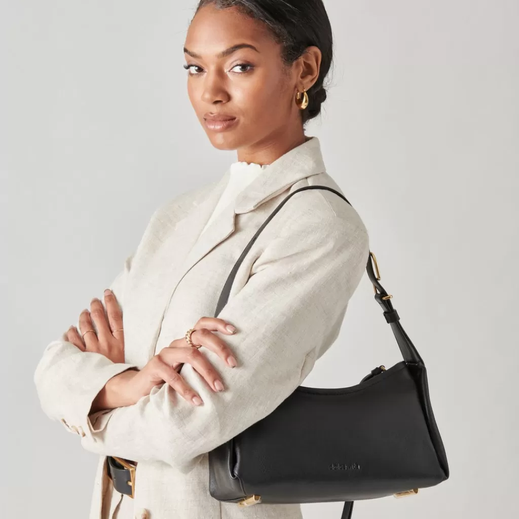 audri_shoulder_bag_black_leather_5.webp DOLCE VITA Audri Shoulder Bag Black Leather Fashion