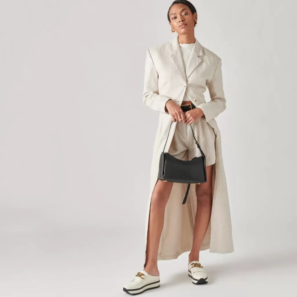 audri_shoulder_bag_black_leather_7.webp DOLCE VITA Audri Shoulder Bag Black Leather Fashion