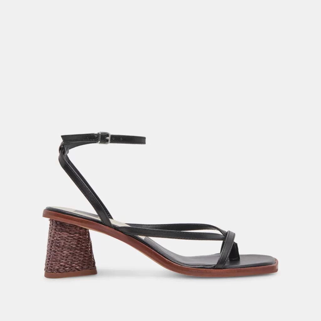 DOLCE VITA Banita Sandals Black Leather Shop