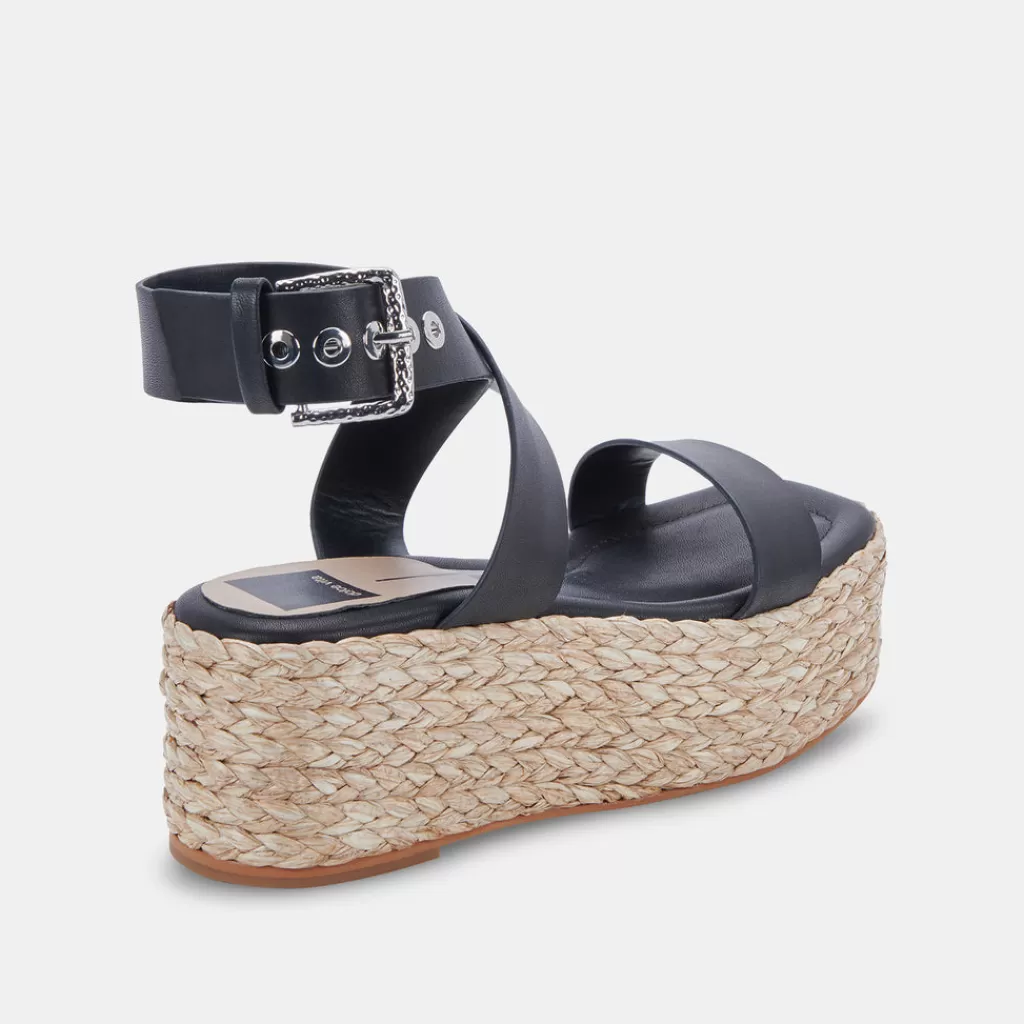 cannes_sandals_black_leather_2.webp DOLCE VITA Cannes Sandals Black Leather Fashion