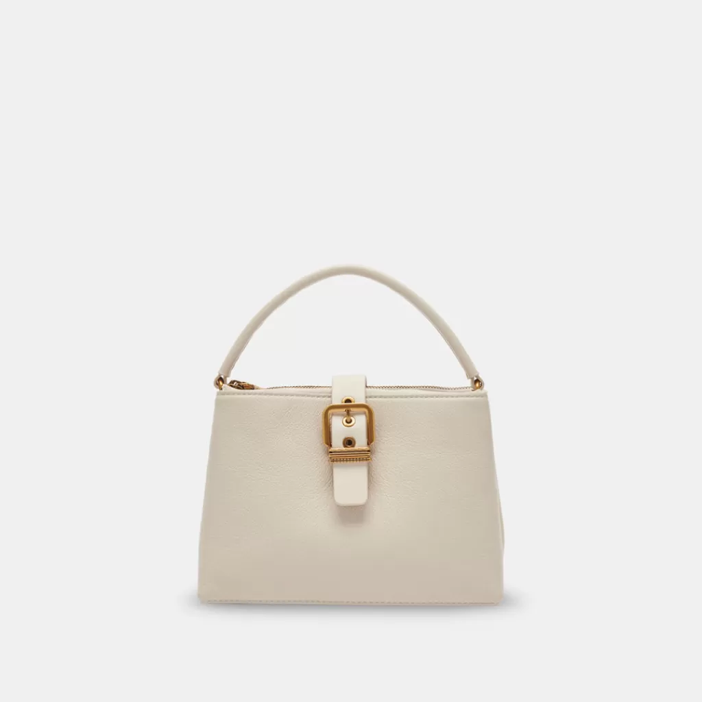 DOLCE VITA Charly Crossbody Ivory Leather Outlet
