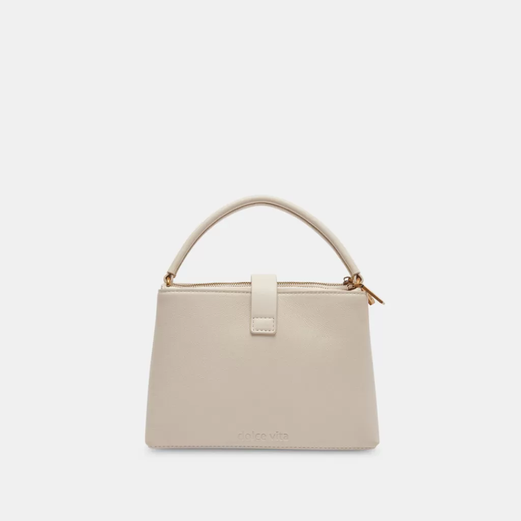 DOLCE VITA Charly Crossbody Ivory Leather Outlet