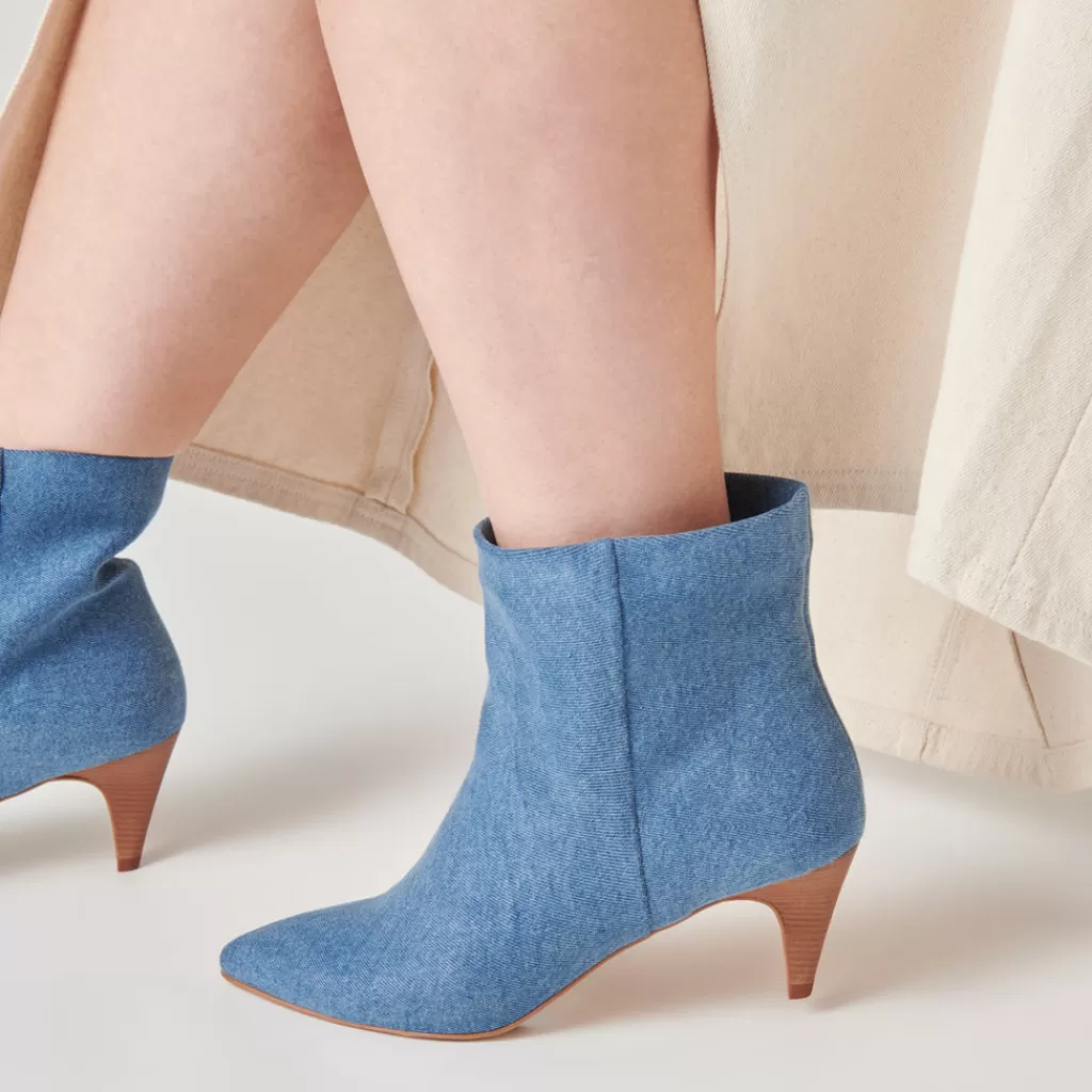 DOLCE VITA Dee Booties Blue Denim Store