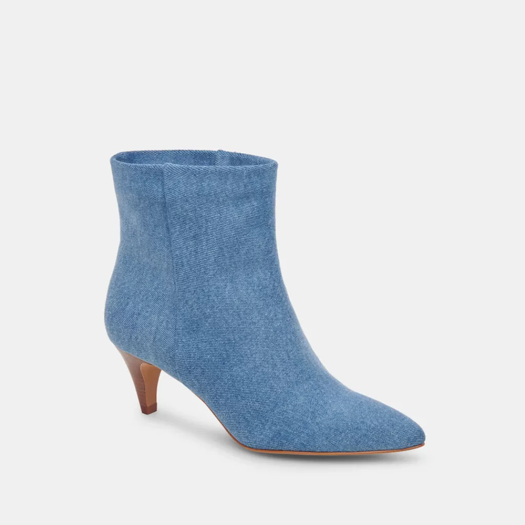 DOLCE VITA Dee Booties Blue Denim Store