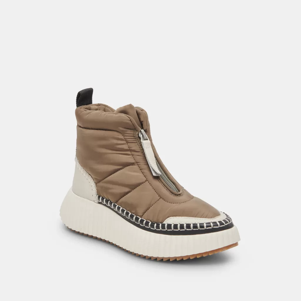 DOLCE VITA Devlin Sneakers Olive Multi Nylon Clearance