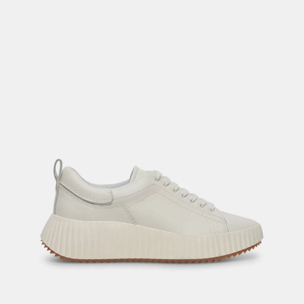 DOLCE VITA Devote Sneakers White Leather Hot