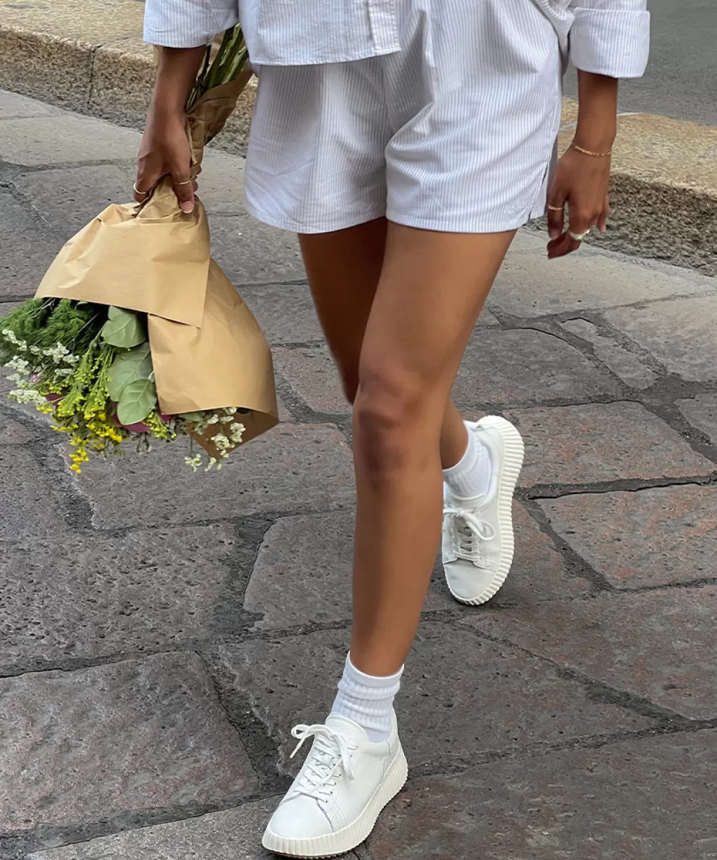 DOLCE VITA Devote Sneakers White Leather Hot