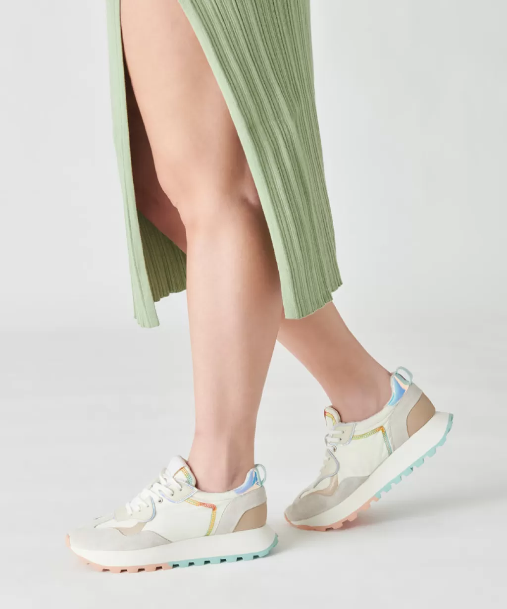 DOLCE VITA X Greats Reubin Pride Sneakers White Multi Suede Best Sale