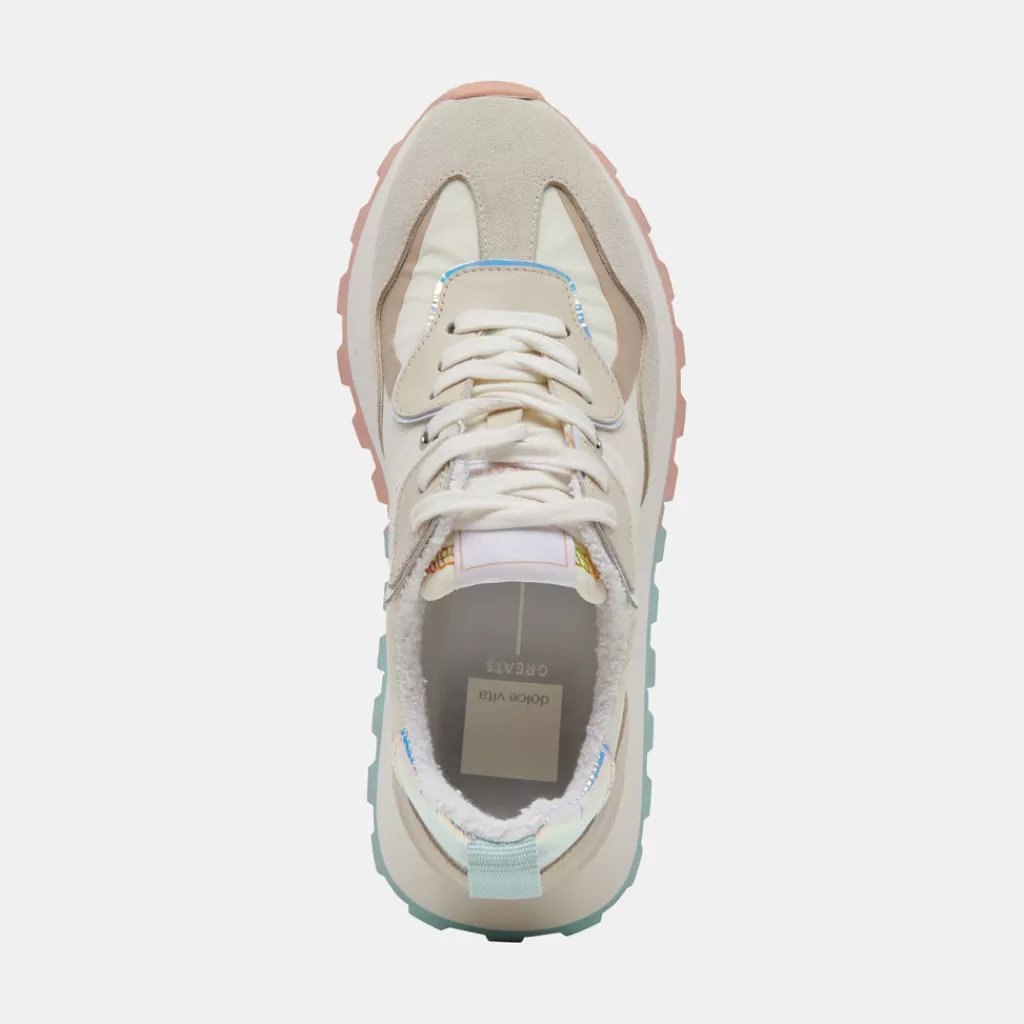 DOLCE VITA X Greats Reubin Pride Sneakers White Multi Suede Best Sale