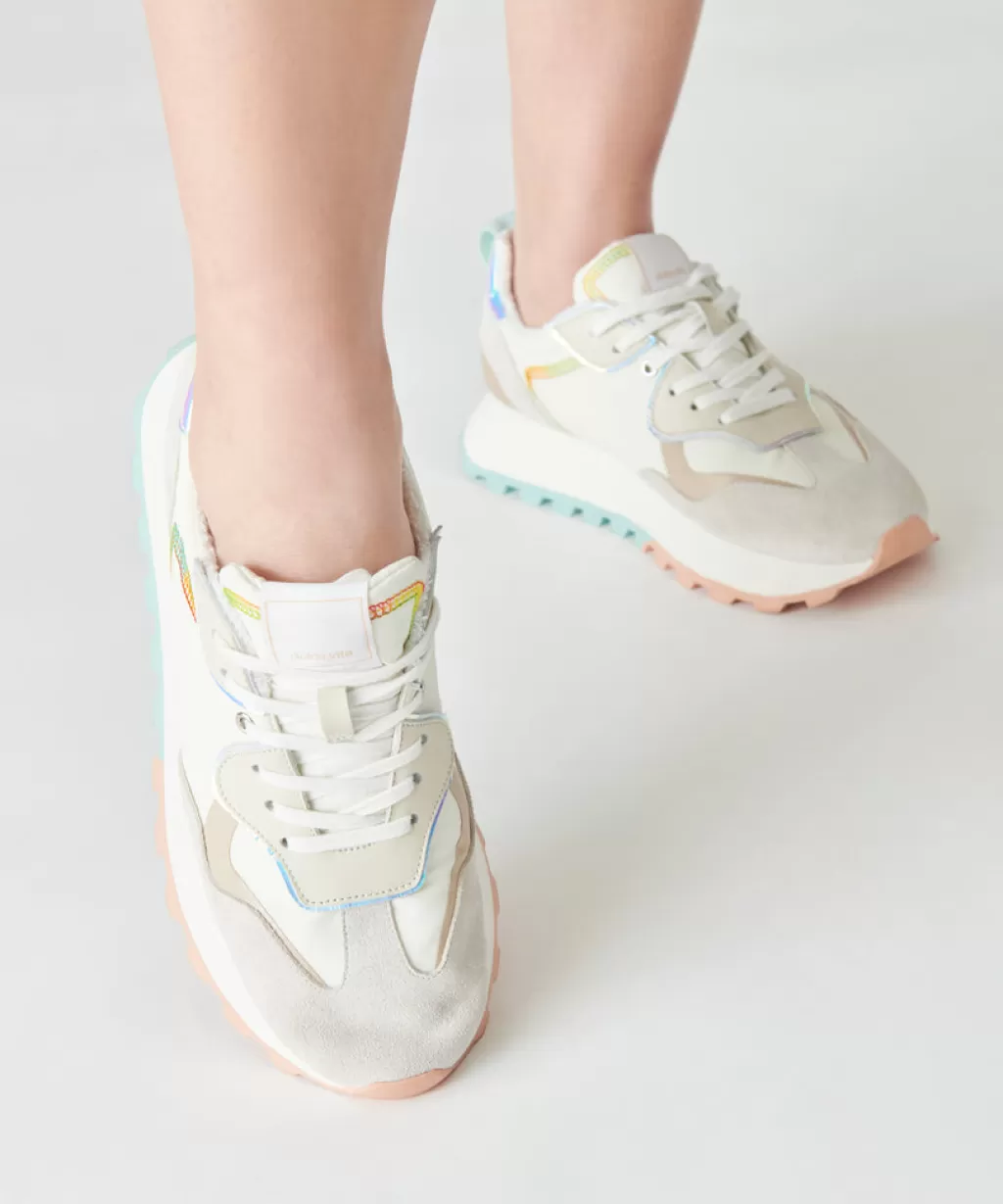 DOLCE VITA X Greats Reubin Pride Sneakers White Multi Suede Best Sale