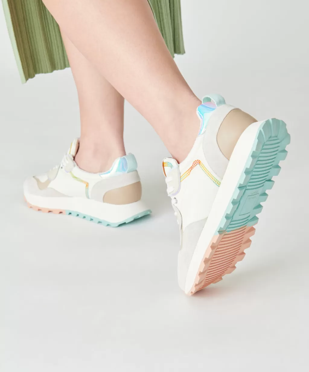 DOLCE VITA X Greats Reubin Pride Sneakers White Multi Suede Best Sale