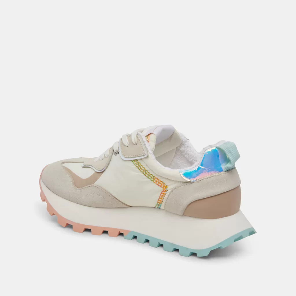 DOLCE VITA X Greats Reubin Pride Sneakers White Multi Suede Best Sale
