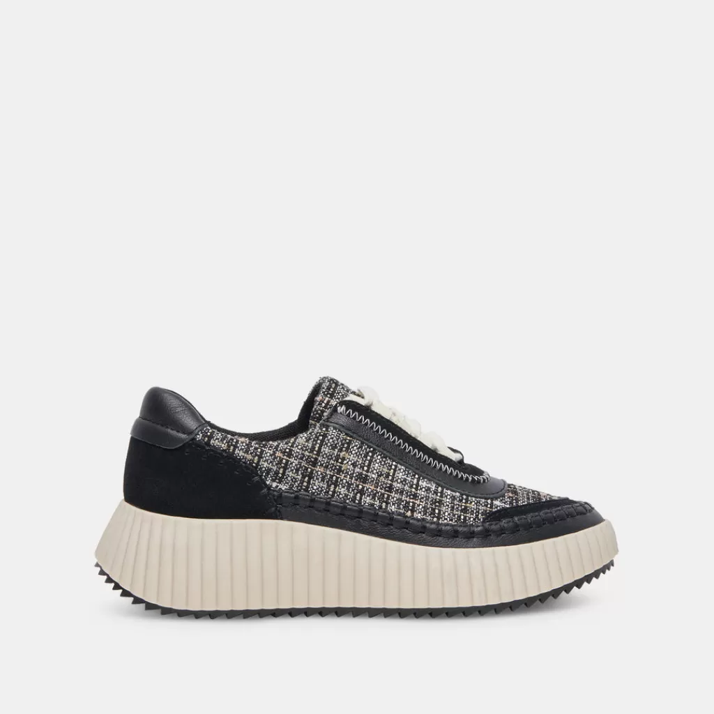 DOLCE VITA Dolen Sneakers Black Multi Woven Discount