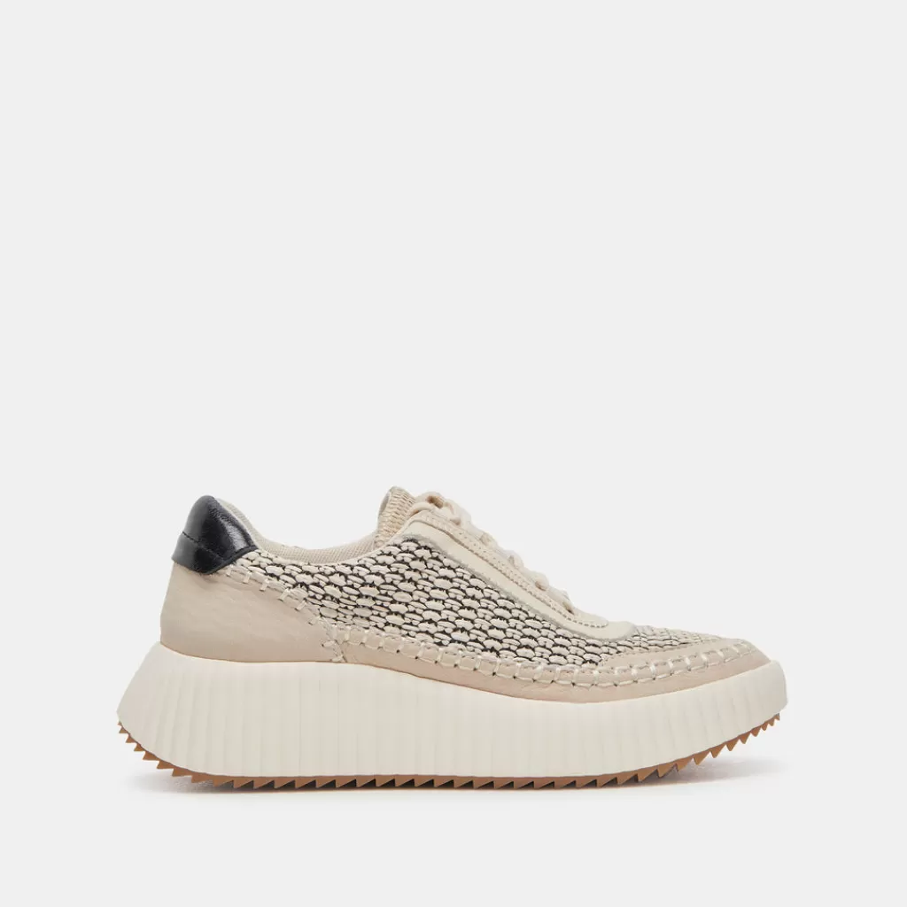 DOLCE VITA Dolen Sneakers Black Natural Raffia Hot