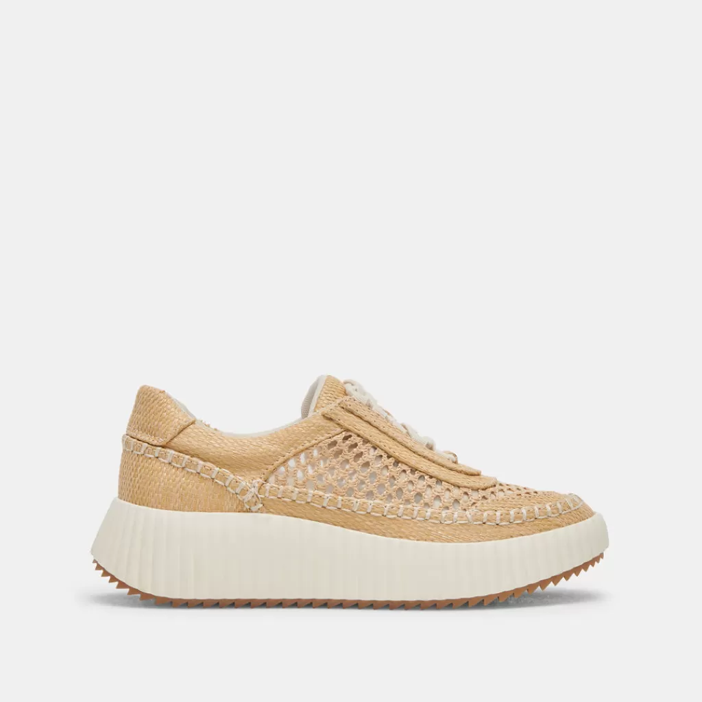 DOLCE VITA Dolen Sneakers Lt Natural Raffia Shop