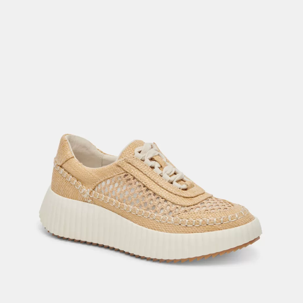 DOLCE VITA Dolen Sneakers Lt Natural Raffia Shop
