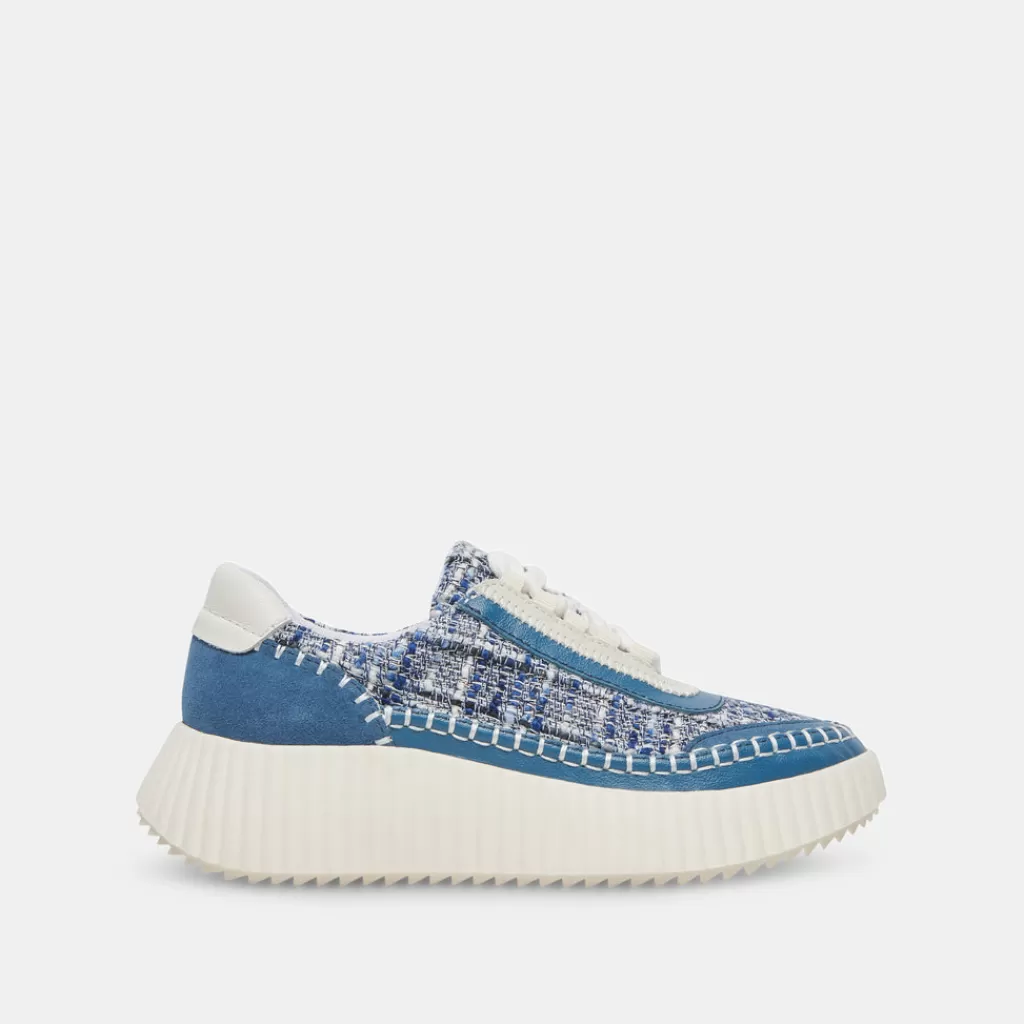 DOLCE VITA Dolen Sneakers Navy Multi Woven Clearance