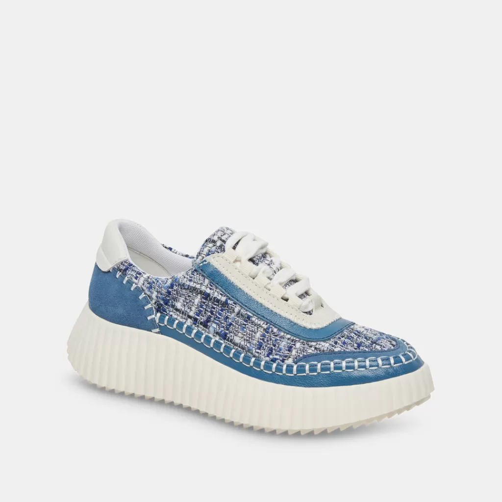 DOLCE VITA Dolen Sneakers Navy Multi Woven Clearance