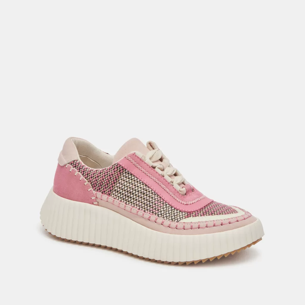DOLCE VITA Dolen Sneakers Pink Multi Woven Flash Sale