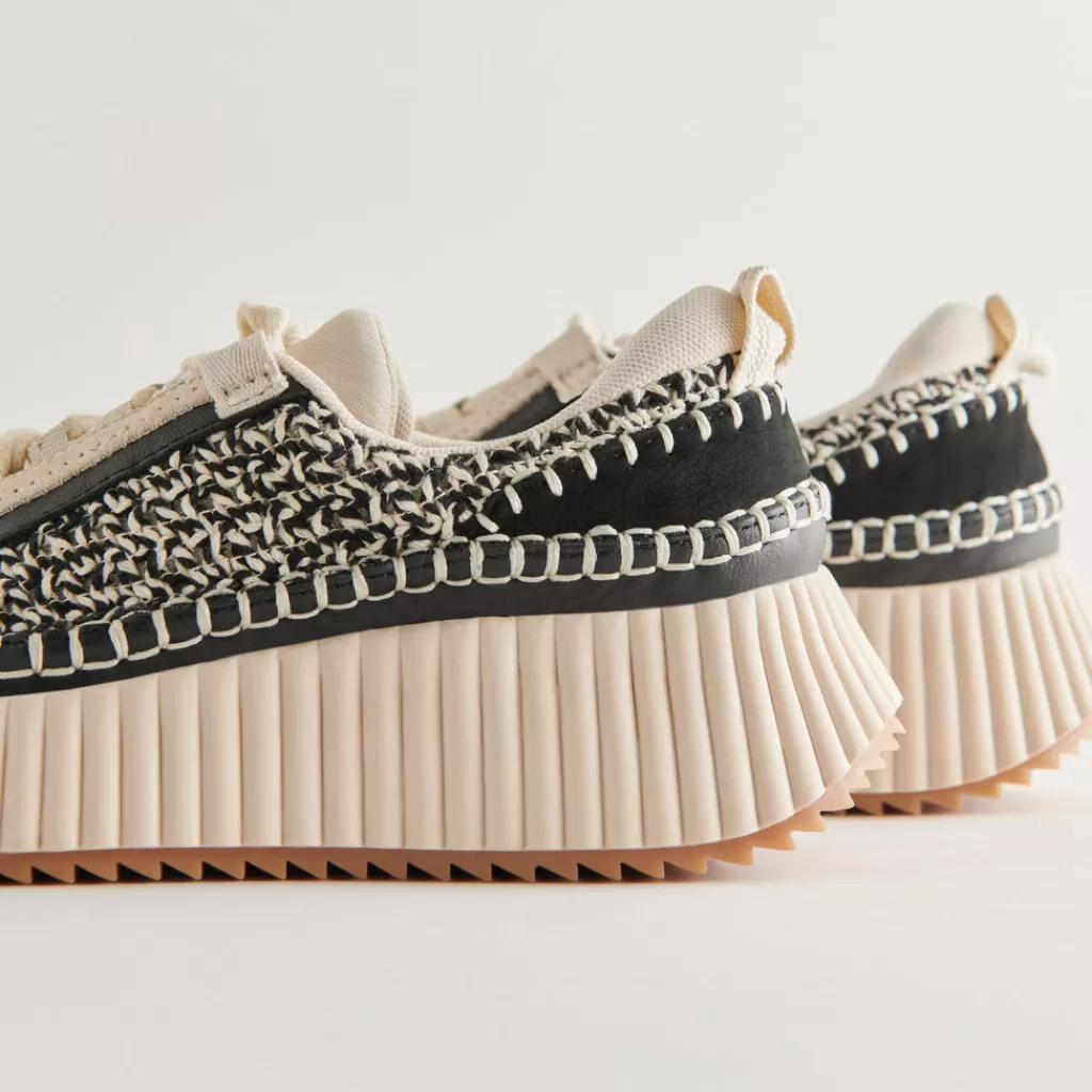 DOLCE VITA Dolen Sneakers White Black Woven Shop