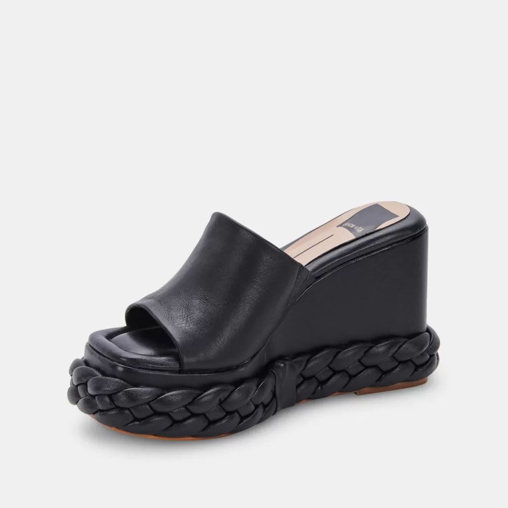 elene_wedges_black_leather_3.webp DOLCE VITA Elene Wedges Black Leather Cheap