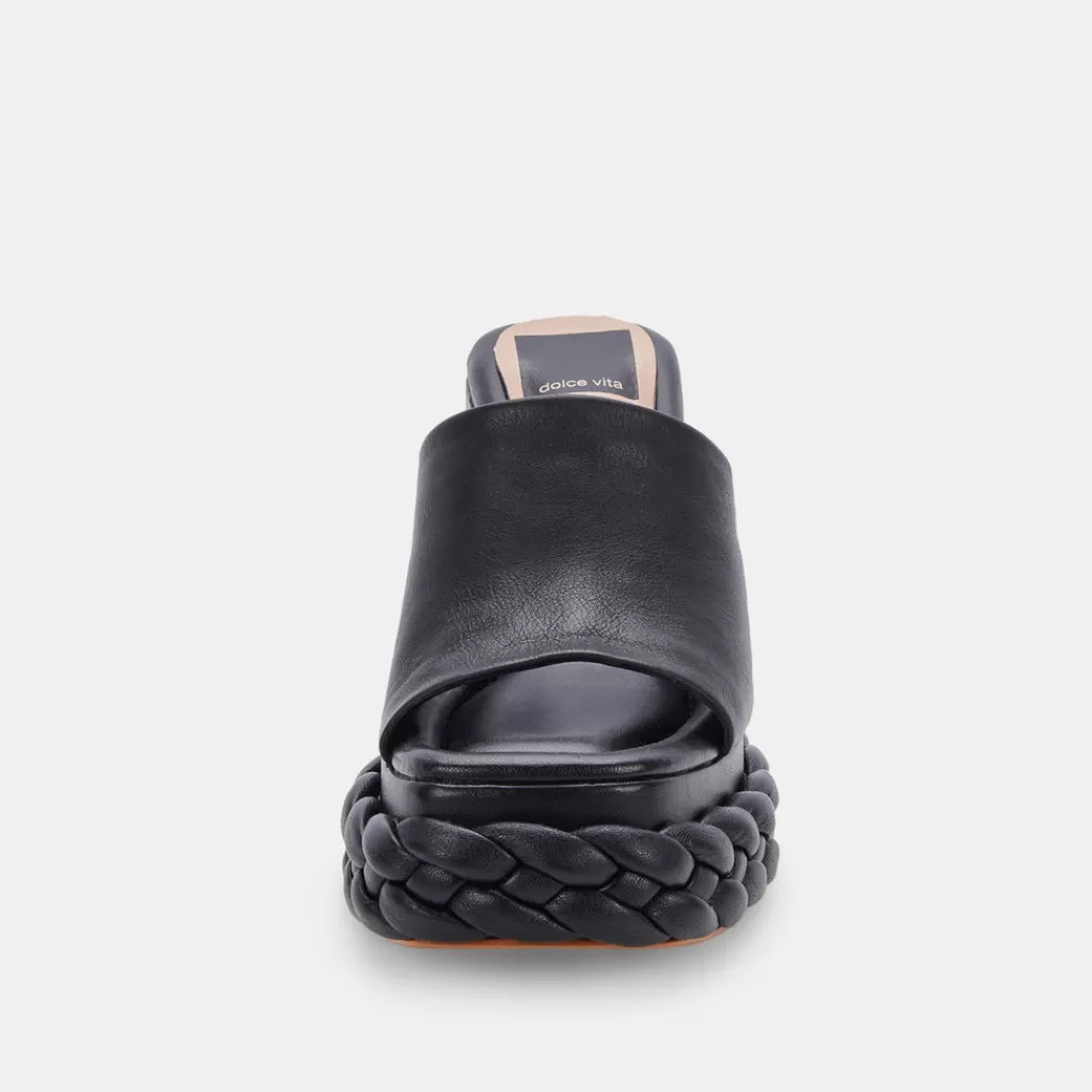 elene_wedges_black_leather_5.webp DOLCE VITA Elene Wedges Black Leather Cheap