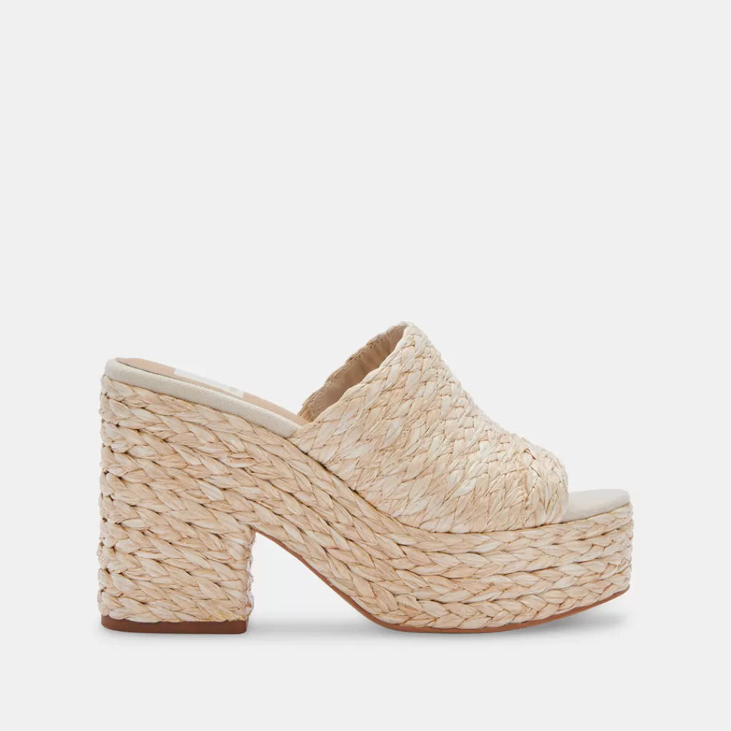 DOLCE VITA Elora Heels Lt Natural Raffia Best