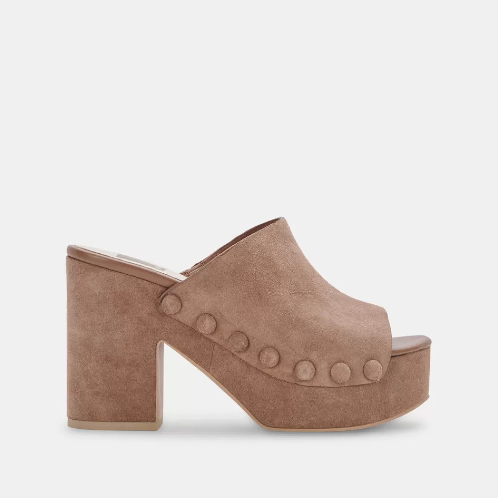 DOLCE VITA Emol Heels Mushroom Suede Store