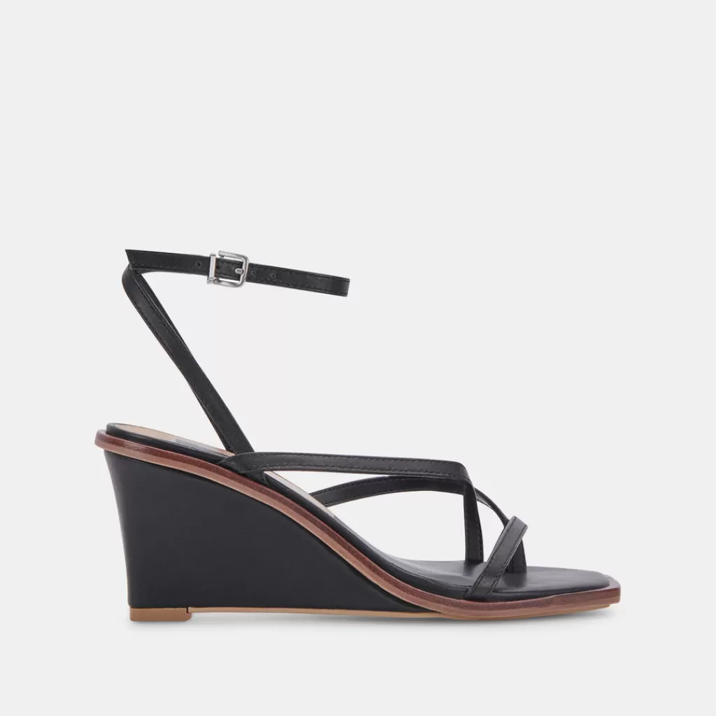 DOLCE VITA Gemini Wedges Black Leather Best