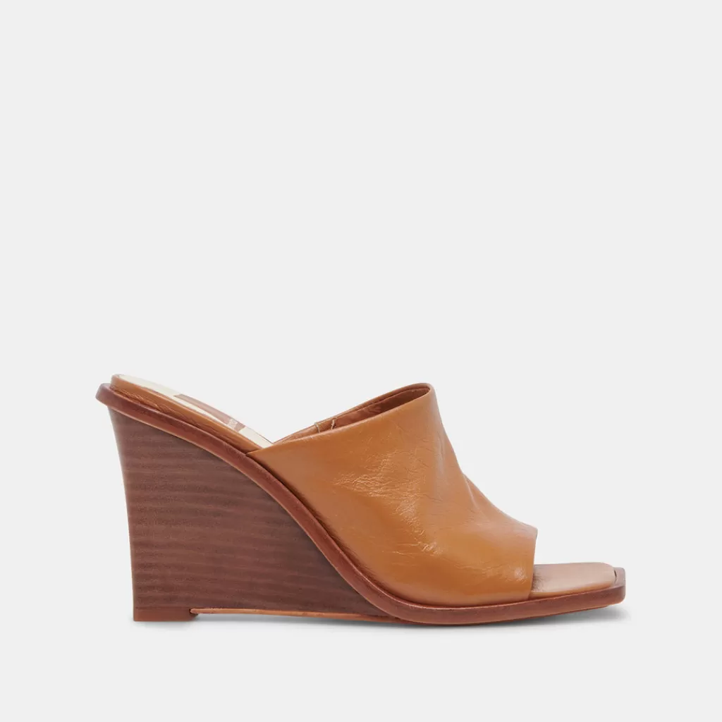 DOLCE VITA Gilded Wedges Acorn Leather Hot