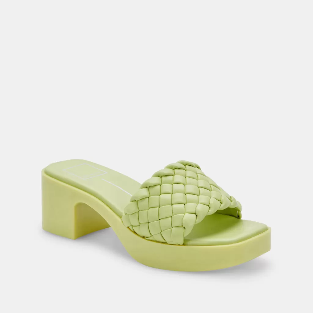 DOLCE VITA Goldy Sandals Light Green Stella Cheap