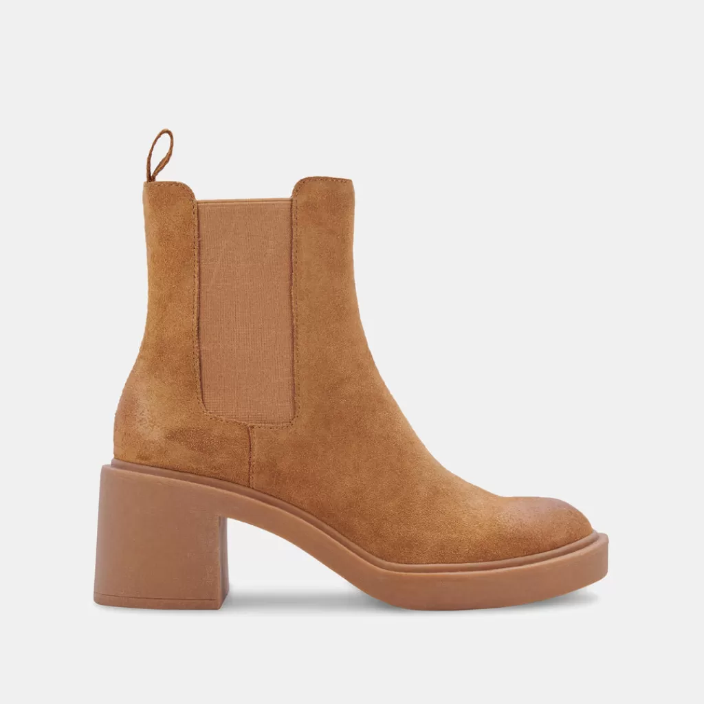 DOLCE VITA Gunner Booties Brown Suede Store
