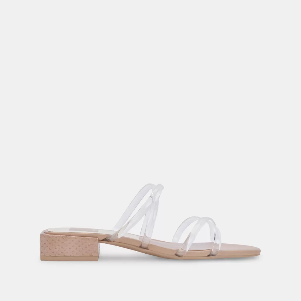 DOLCE VITA Hapi Sandals Crystal Vinyl Sale