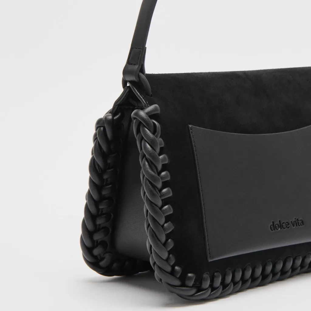 harper_shoulder_bag_black_suede_2.webp DOLCE VITA Harper Shoulder Bag Black Suede Best