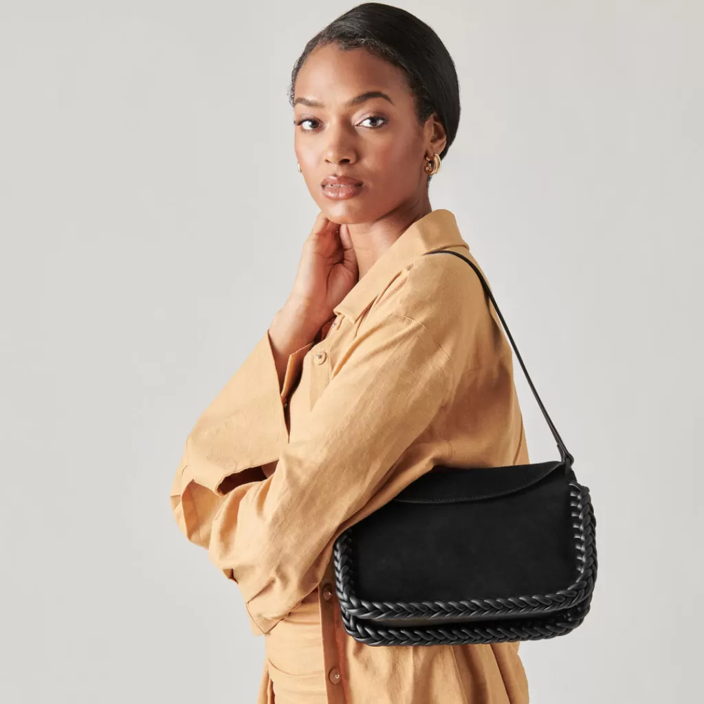 harper_shoulder_bag_black_suede_3.webp DOLCE VITA Harper Shoulder Bag Black Suede Best
