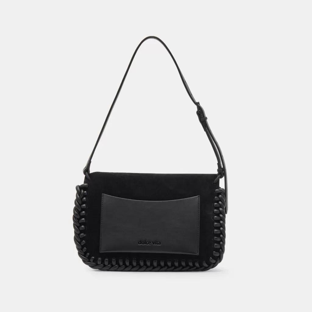 harper_shoulder_bag_black_suede_4.webp DOLCE VITA Harper Shoulder Bag Black Suede Best