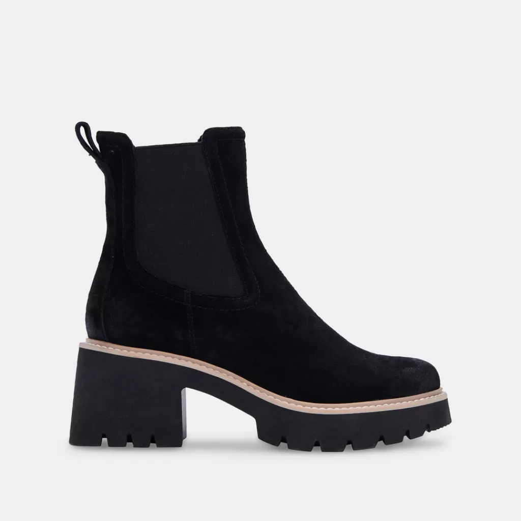 DOLCE VITA Hawk H2O Booties Onyx Suede Hot