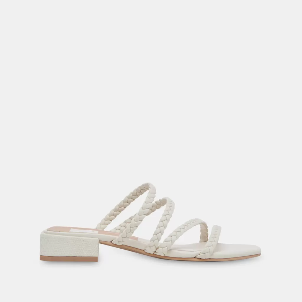 DOLCE VITA Haza Sandals Ivory Stella New