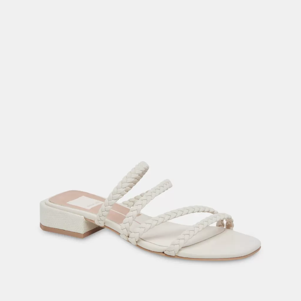 DOLCE VITA Haza Sandals Ivory Stella New