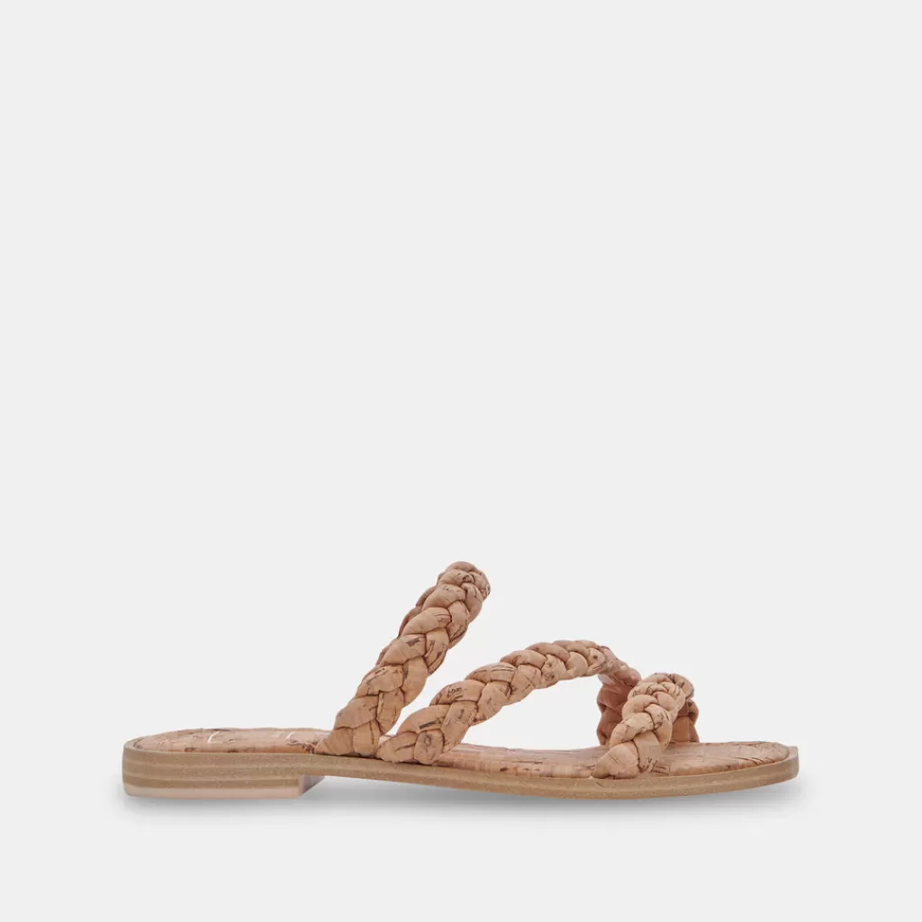 DOLCE VITA Iman Sandals Natural Cork Flash Sale