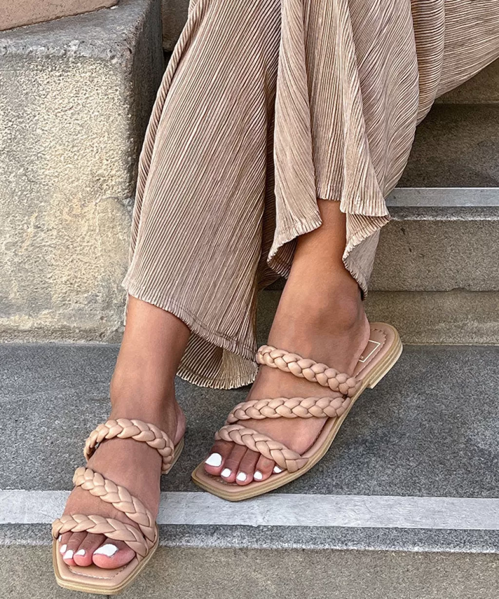 DOLCE VITA Iman Wide Sandals Cafe Stella Flash Sale