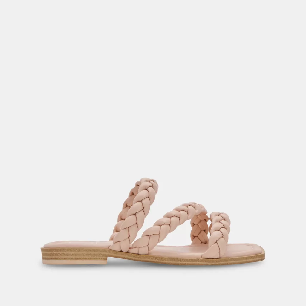 DOLCE VITA Iman Wide Sandals Cream Stella Discount