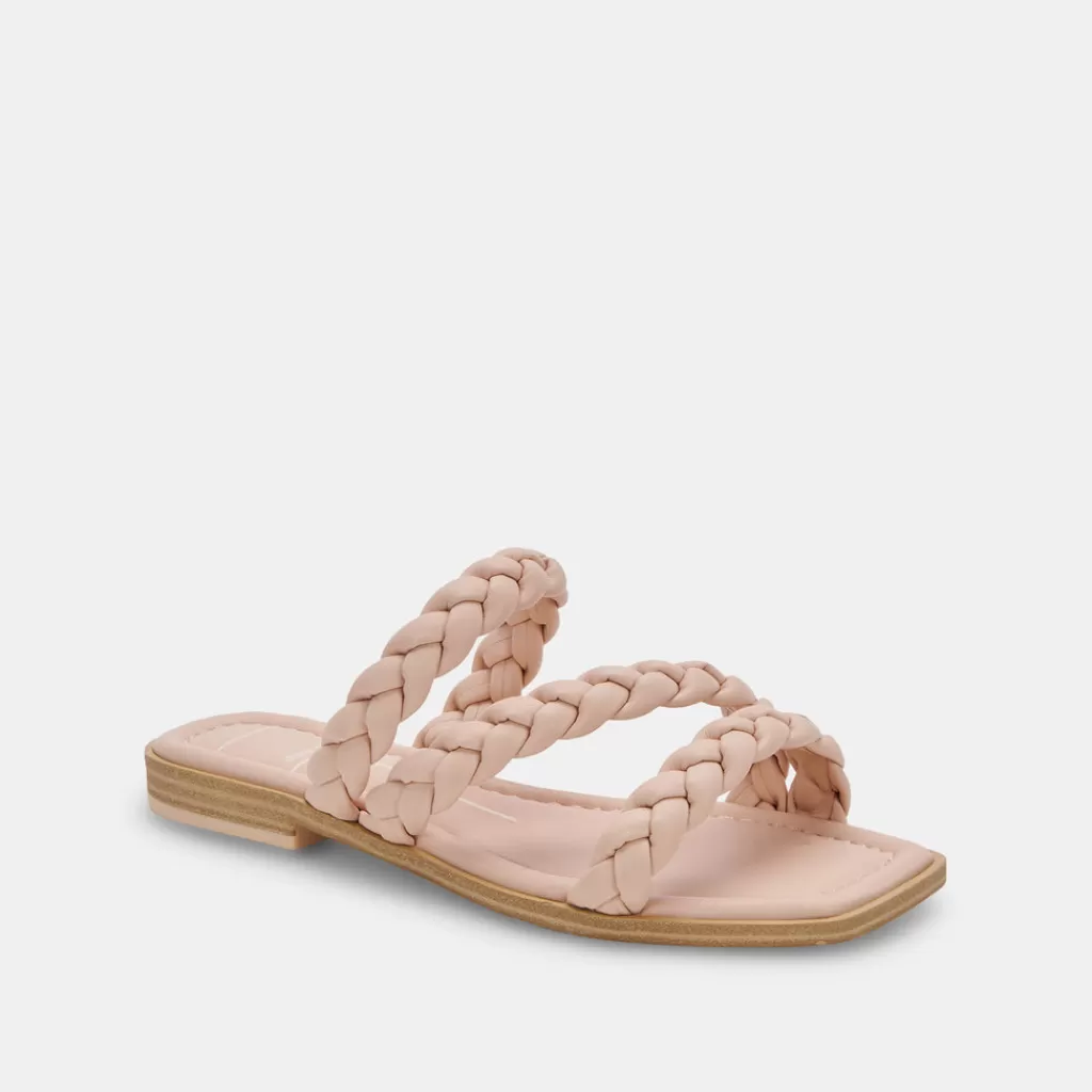 DOLCE VITA Iman Wide Sandals Cream Stella Discount